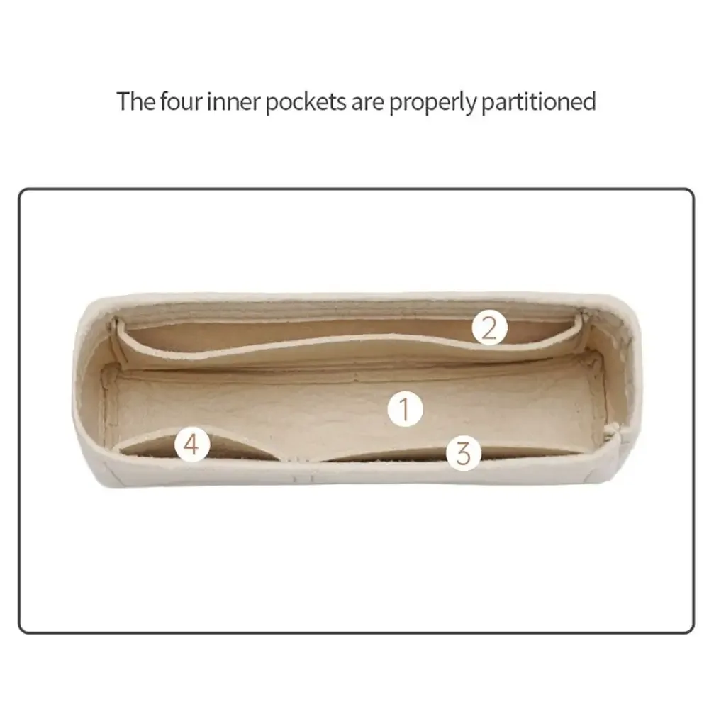 sac à main en feutre, support de sac de rangement, doublure de sac à main, organisateur de sac pour loro piana extra pocket l19 pour marmont