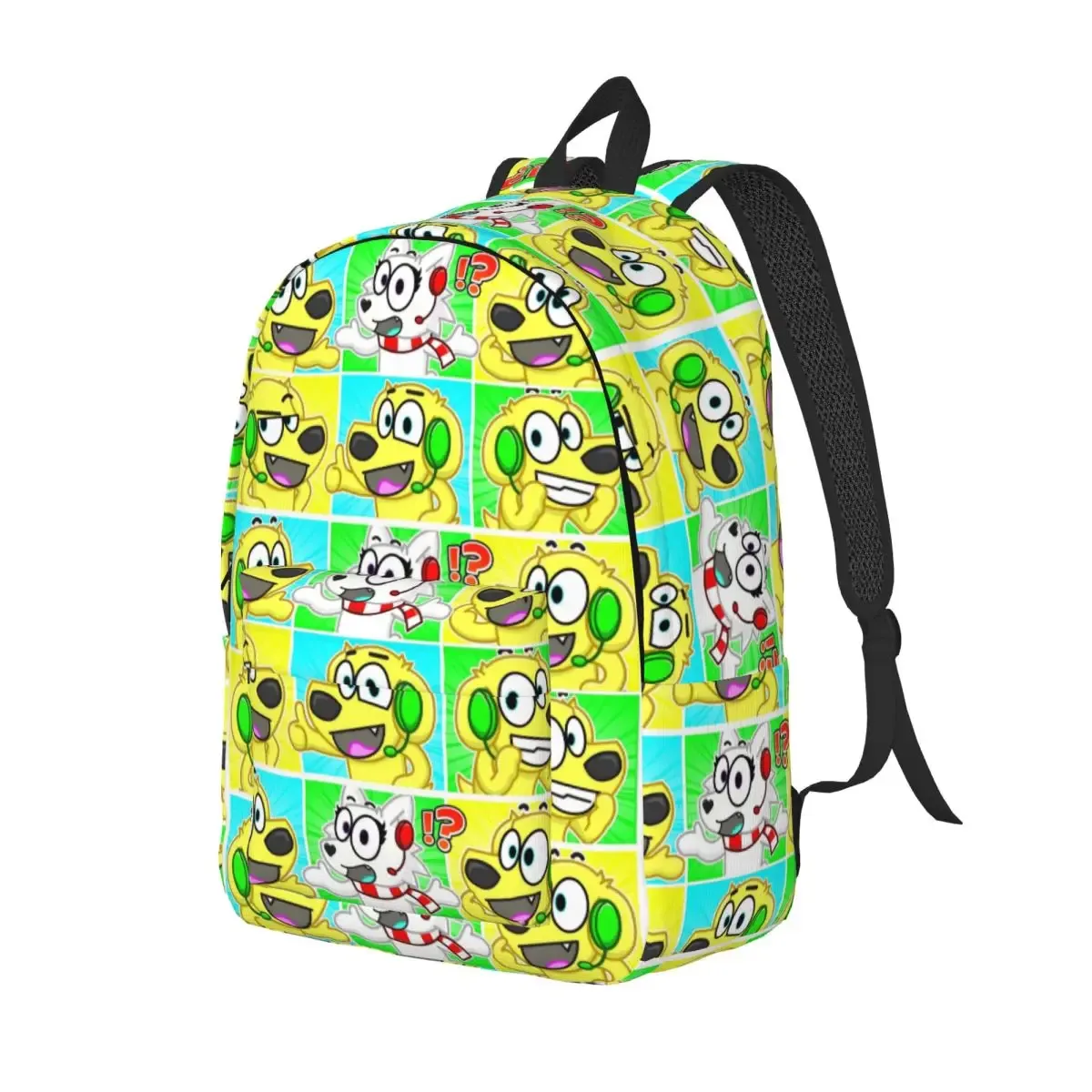 hamburger superdog tyler snowi foxs sac à dos primaire lycée étudiant dessin animé bookbag hommes femmes sac à dos randonnée