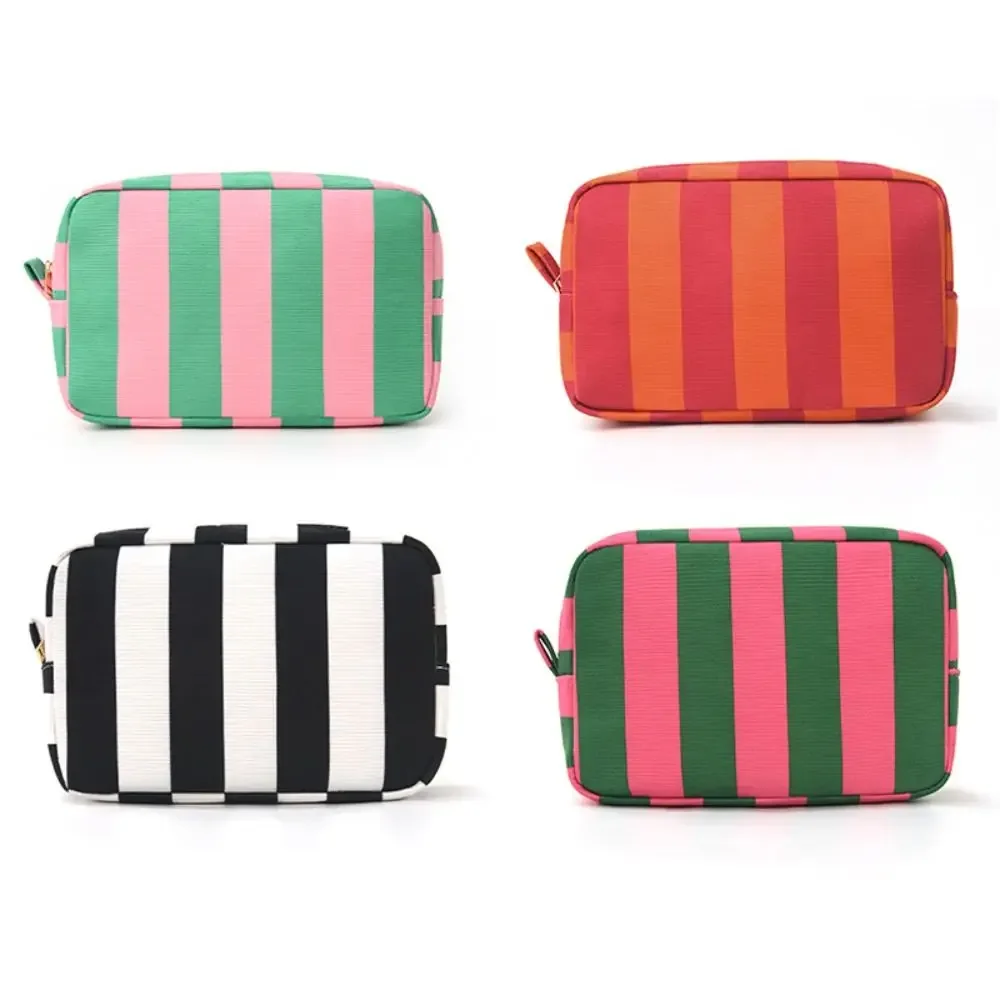 sac de rangement durable en velours côtelé noir, vert, rouge, grande capacité, sac de voyage pour maquillage, 