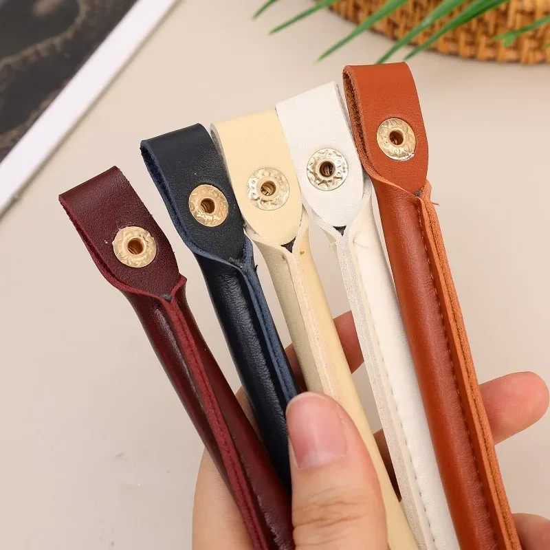 sangle de sac à bandoulière en cuir pu pour femmes, couleur unie, poignées de remplacement pour poignée de sac à main, fermoir, accessoires de bricolage