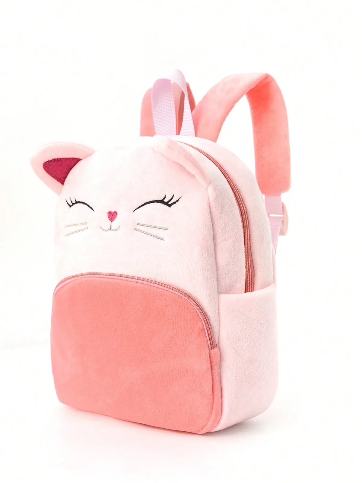 sac à dos animal multicolore de dessin animé pour enfants, grande capacité, maternelle, peluche