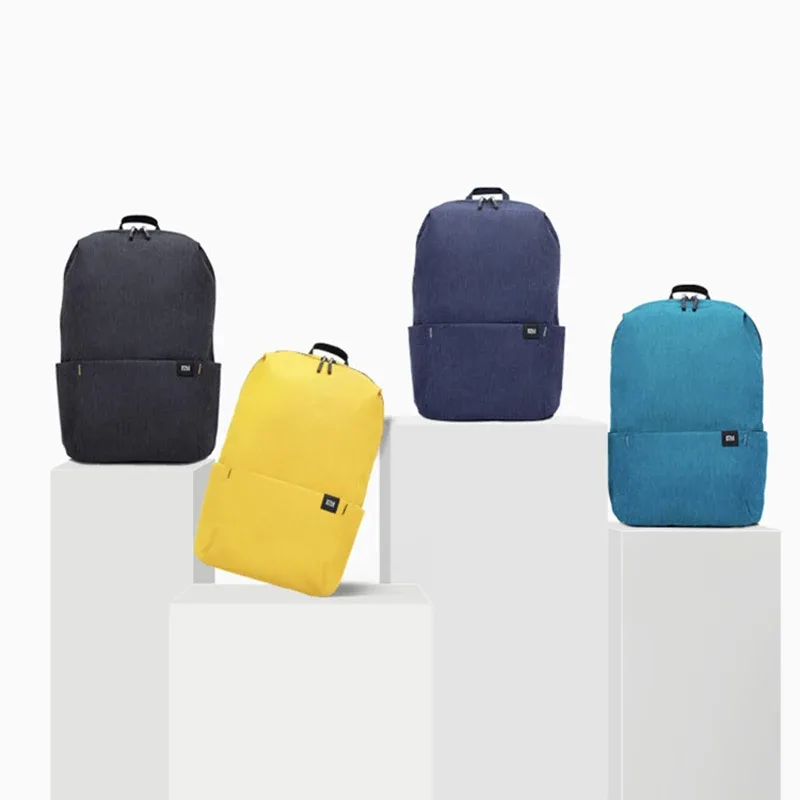 petit sac à dos coloré xiaomi, sac à bandoulière pour hommes et femmes, sac de sport portable ultra-léger et imperméable pour étudiants