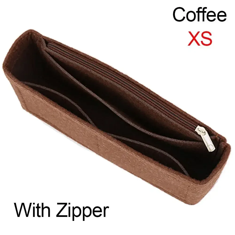 sac de doublure multi-poches, insertion de sac à main en feutre, mini sac de rangement, évalué pour longchamp