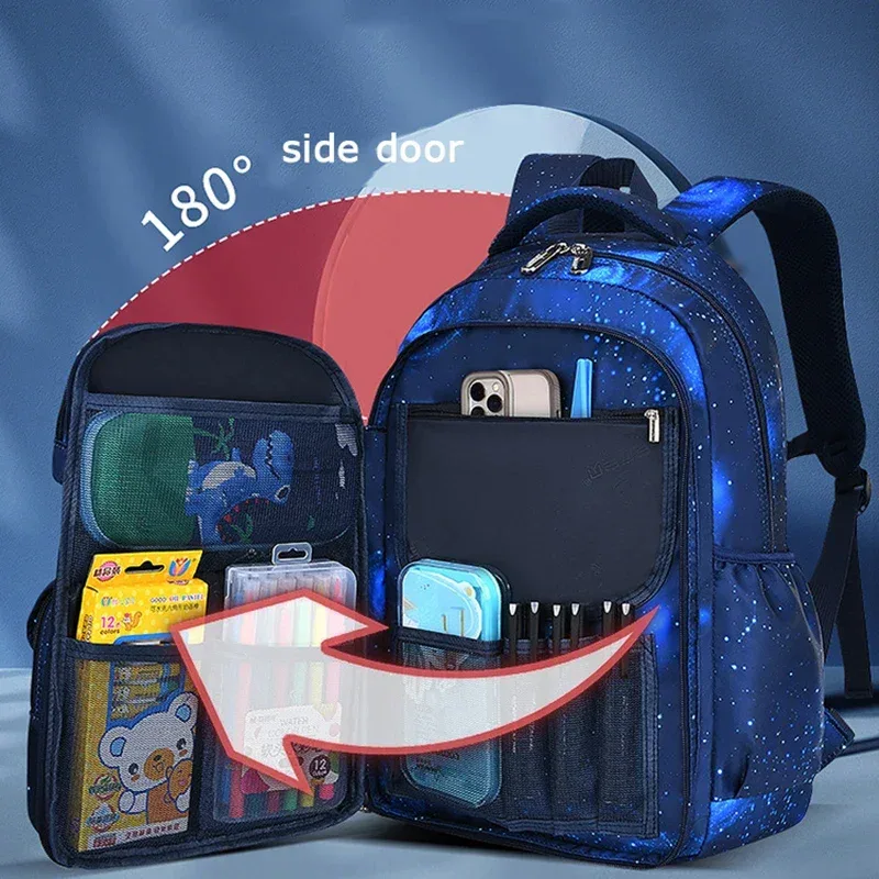 sacs d'école orthopédiques pour enfants sac à dos pour enfants cartable primaire pour filles garçons sacs à dos imperméables bookbag mochila