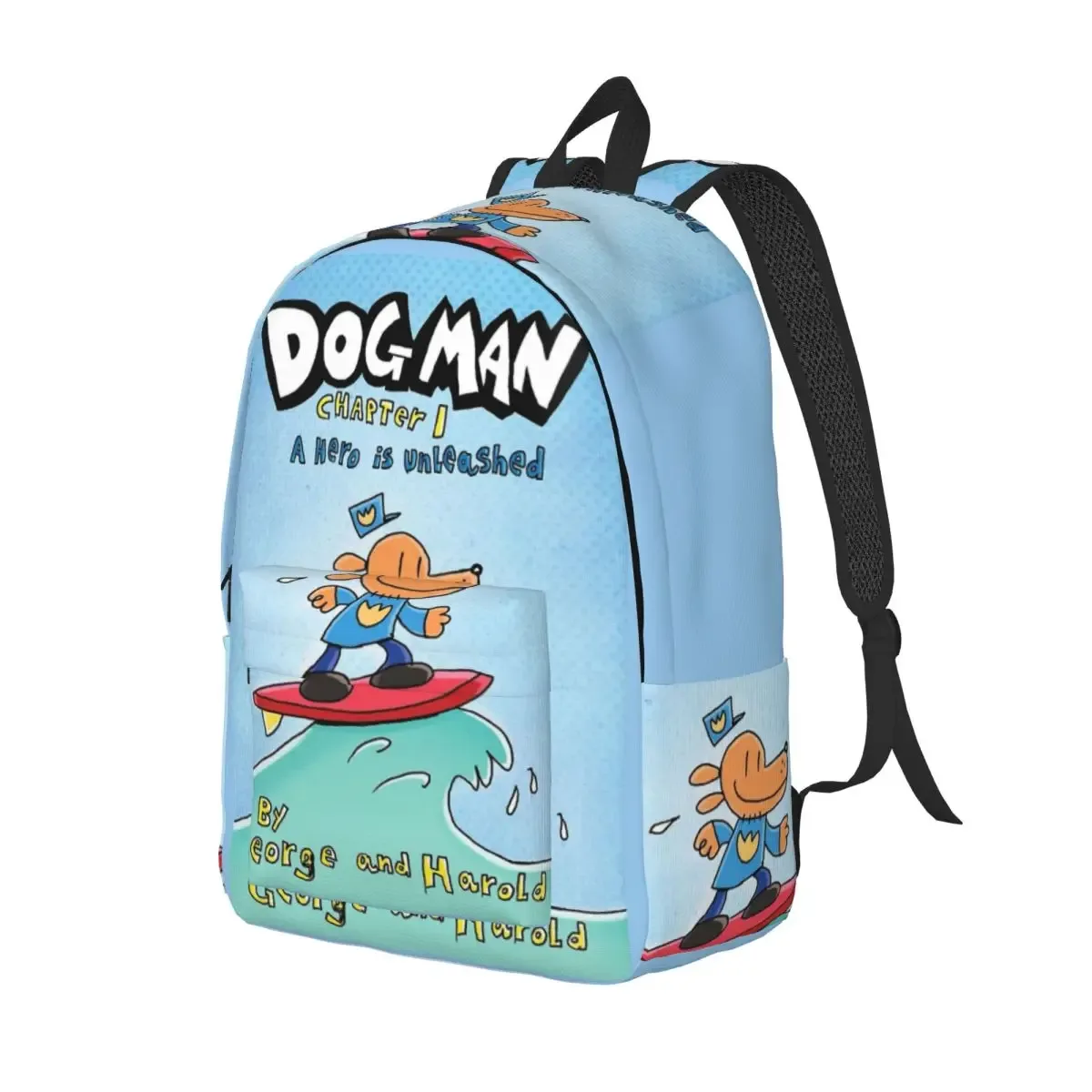 sac à dos de film comique pour hommes et femmes, sac à dos de lycée décontracté, sac à dos d'affaires, sacs en toile d'université, léger, chien, homme
