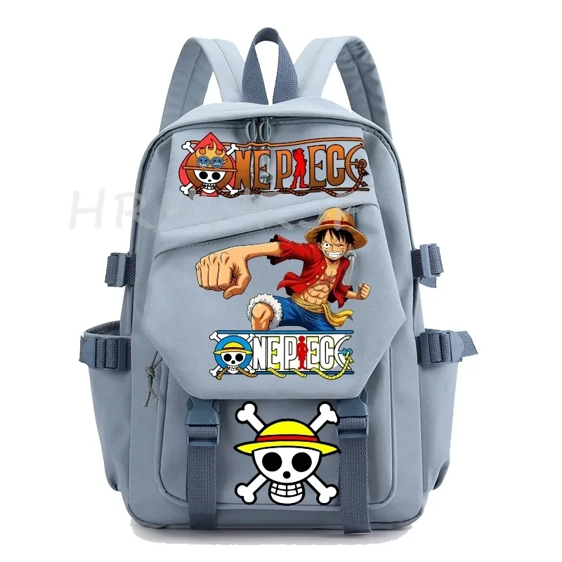sac à dos one piece anime monkey d luffy, sacs d'école pour filles, sac à dos pour ordinateur portable, pour l'école primaire, usage quotidien