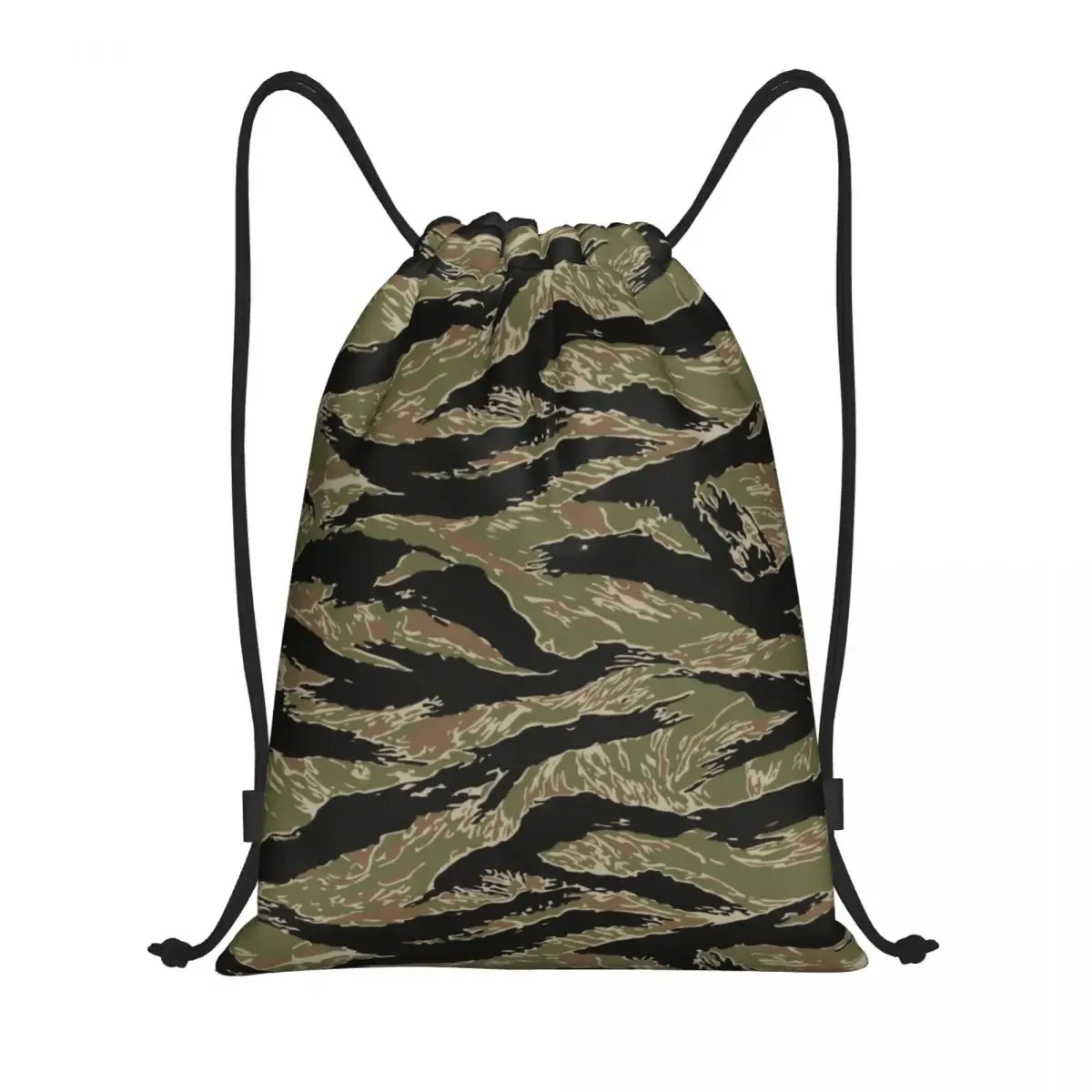 sac à dos d'entraînement personnalisé à rayures de tigre pour homme et femme, sacoche de dehors portable, style militaire dulcamsolomon