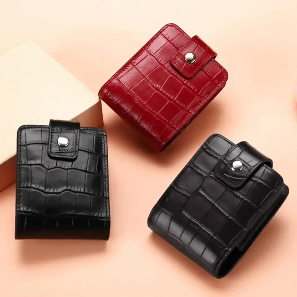 étui à rouge à lèvres en pu avec miroir, porte-rouge à lèvres, trousse de maquillage de voyage, sac organisateur, mini pochette à rouge à lèvres portable pour femmes