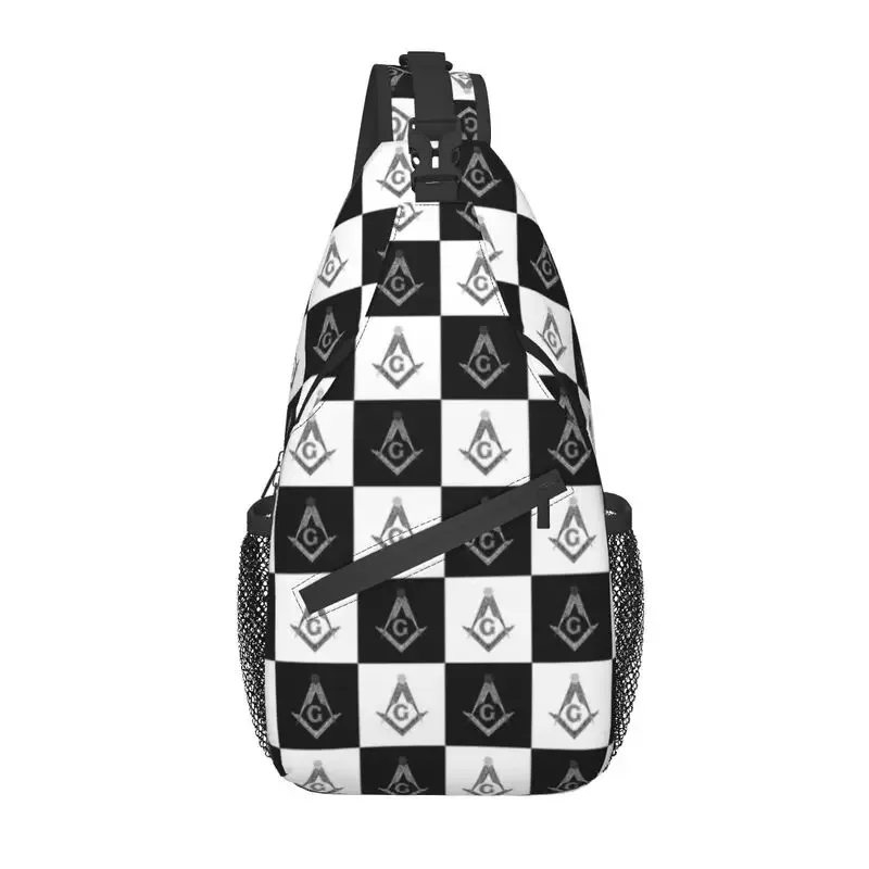 maçonnerie fronde poitrine sac à bandoulière hommes cool maçonnique franc-maçon épaule sac à dos pour voyage cyclisme