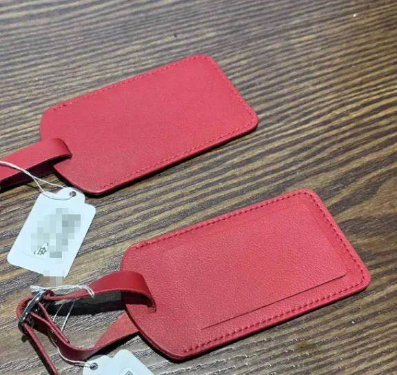 étiquette de bagage en cuir personnalisable, étiquette de valise en cuir véritable de luxe, accessoires de voyage pour femmes, lettres personnalisées, étiquette de bagage pour hommes