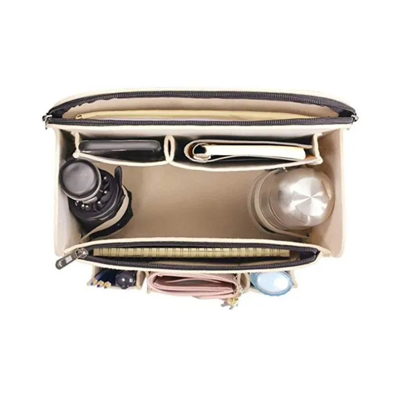 organisateur de sac à insérer multi-poches pour sac à dos longchamp, sac de rangement, sac à dos en feutre, sac intérieur, sac de doublure