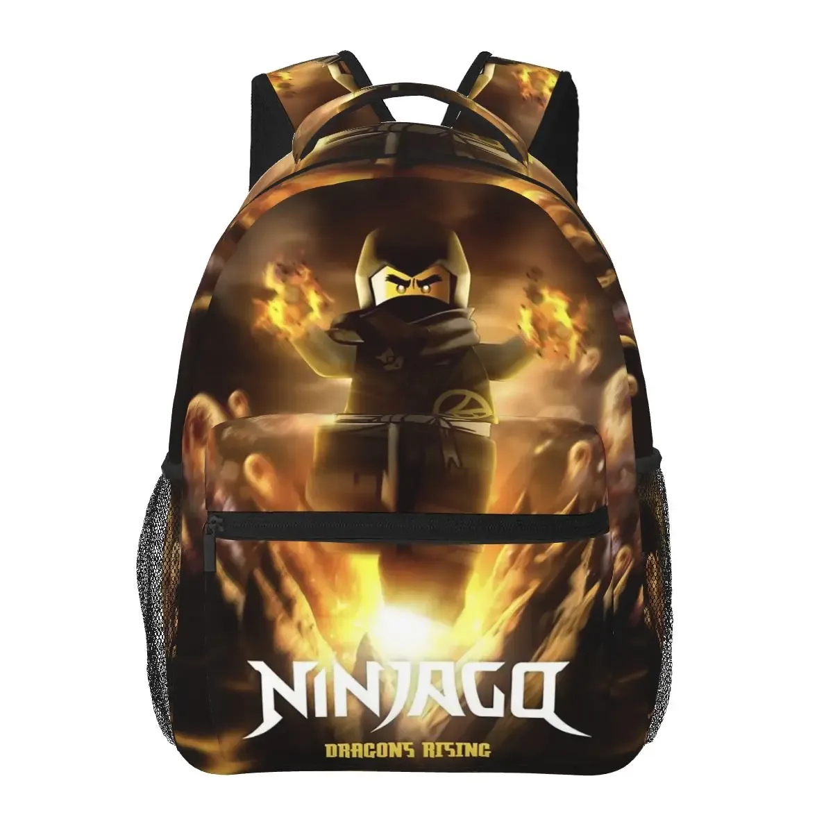 sac à dos ninjagos ninja warrior pour étudiants, sac d'école, sac à dos de randonnée, sac de voyage pour garçons et filles, sac à dos à la mode, sacs à bandoulière