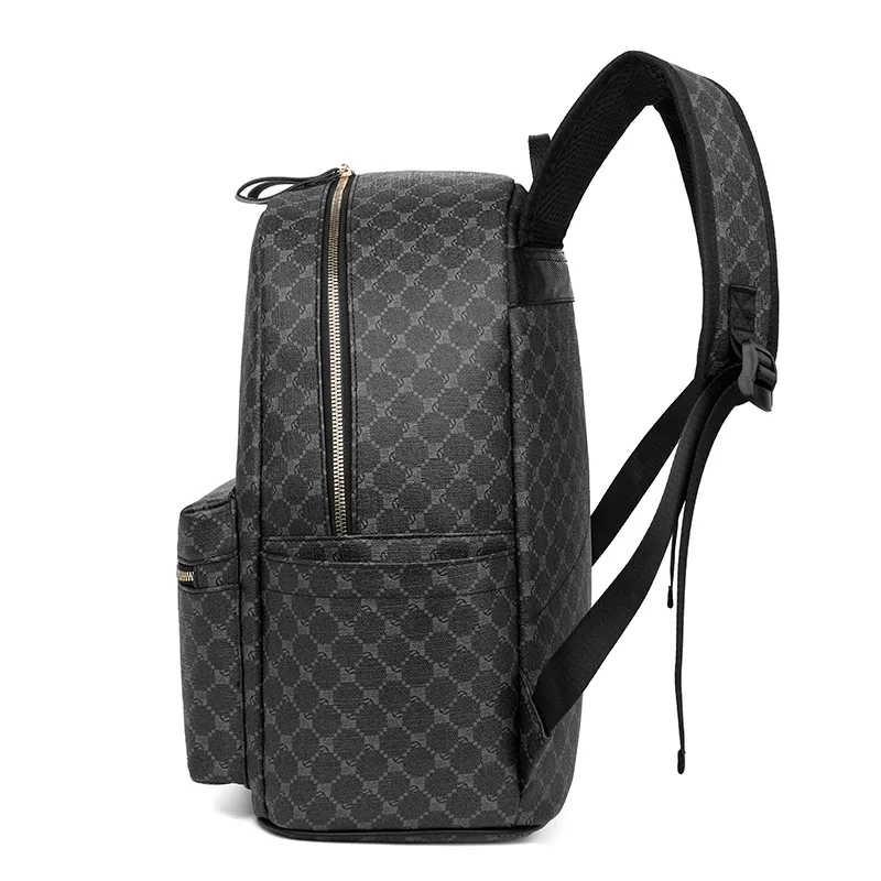 sacs à dos de luxe pour hommes, sac d'ordinateur de grande capacité de haute qualité, sac à bandoulière étanche en pu, sac d'école de style vintage