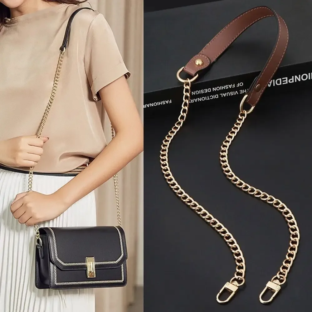 Ceinture de sac à bandoulière en cuir PU, sangle de remplacement initiée, poignée en cuir PU avec équipement en métal, accessoires de remplacement, mode, 120cm