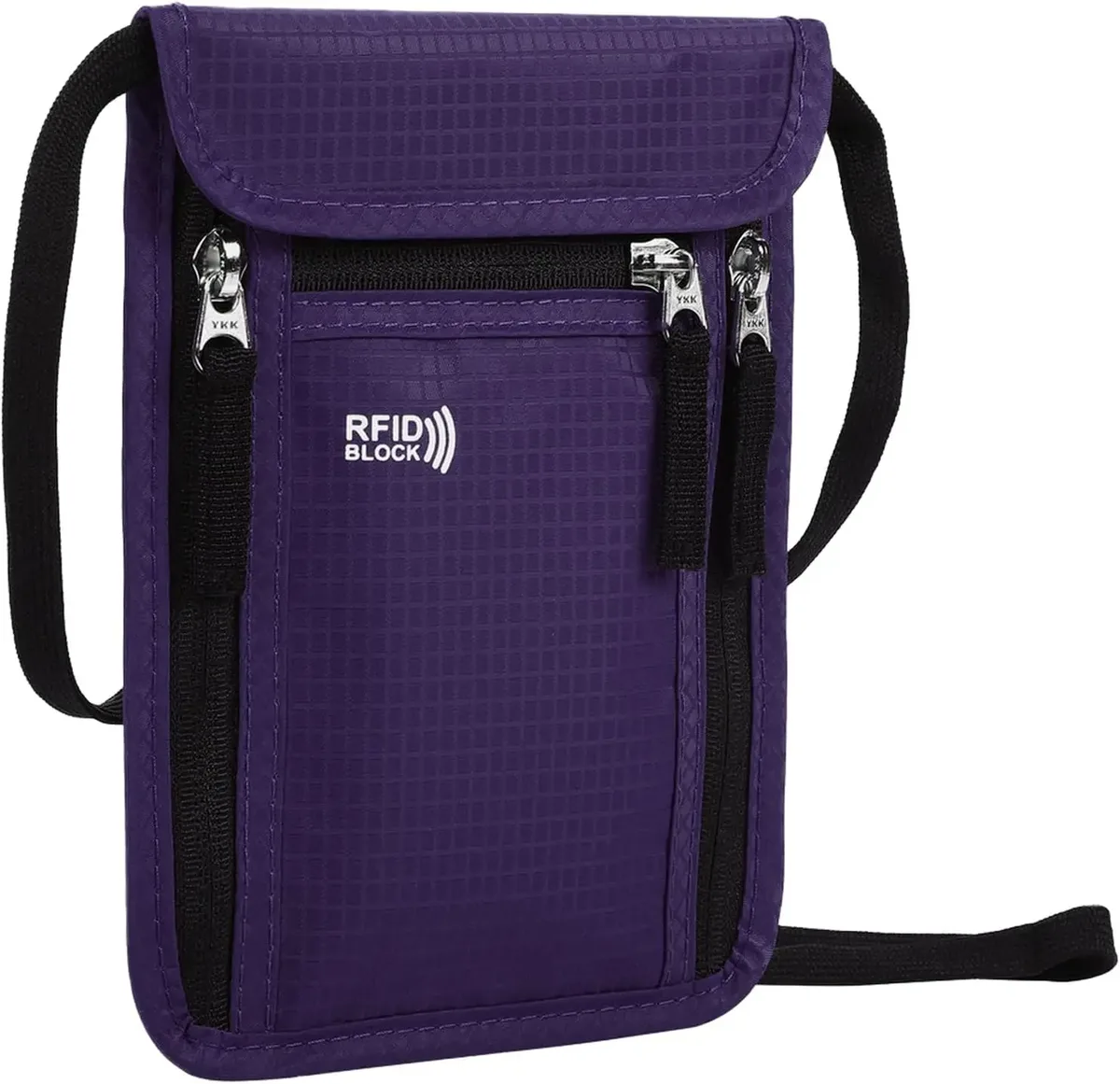 pochette de voyage portefeuille de cou porte-passeport familial étui organisateur avec blocage rfid portefeuille de passeport portefeuille de voyage