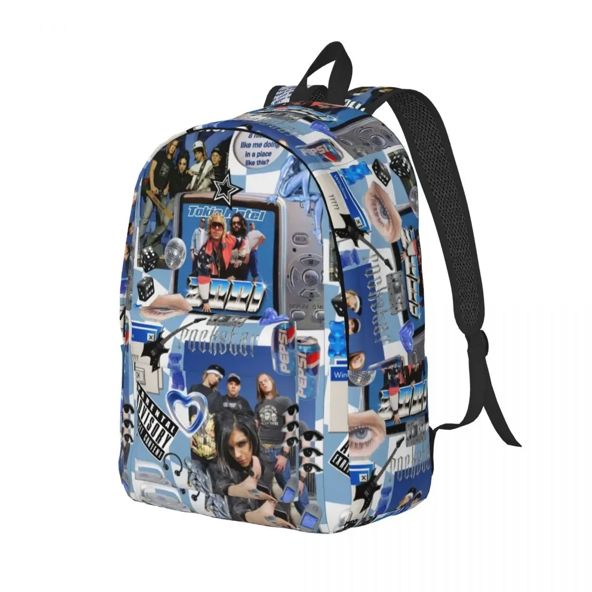 tokio hotel merch tokio hotel logo sac à dos pour hommes femmes mode lycée travail sac à dos rock band collège toile sacs sport