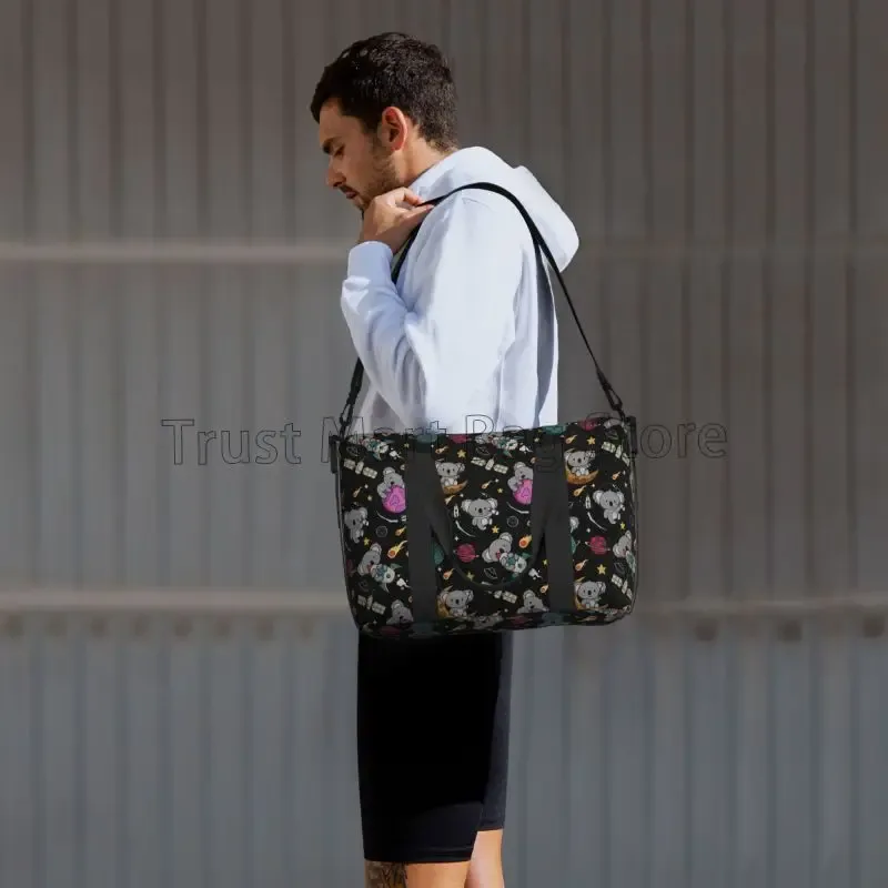 sac de voyage léger et étanche pour koalas, sac de week-end, sac de nuit pliable, sacs fourre-tout à main, sac de sport, mignon