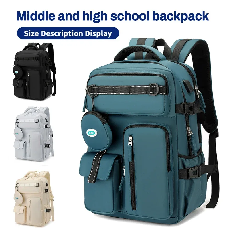 sac à dos de voyage, sac à dos de cabine approuvé pour les vols, sac à dos pour étudiants, sacoche pour ordinateur portable 15,6 pouces