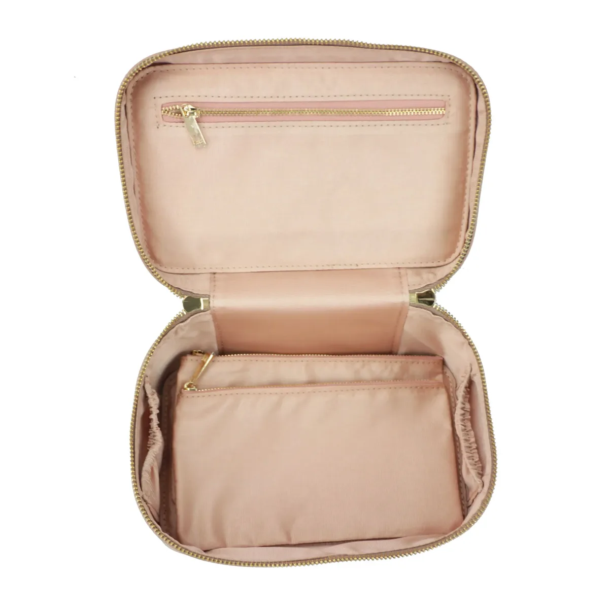 saffiano – trousse de toilette de voyage en croûte de cuir pour femmes, sac portable suspendu, boîte de rangement de maquillage, kit dopp, sac à cosmétiques pour femmes