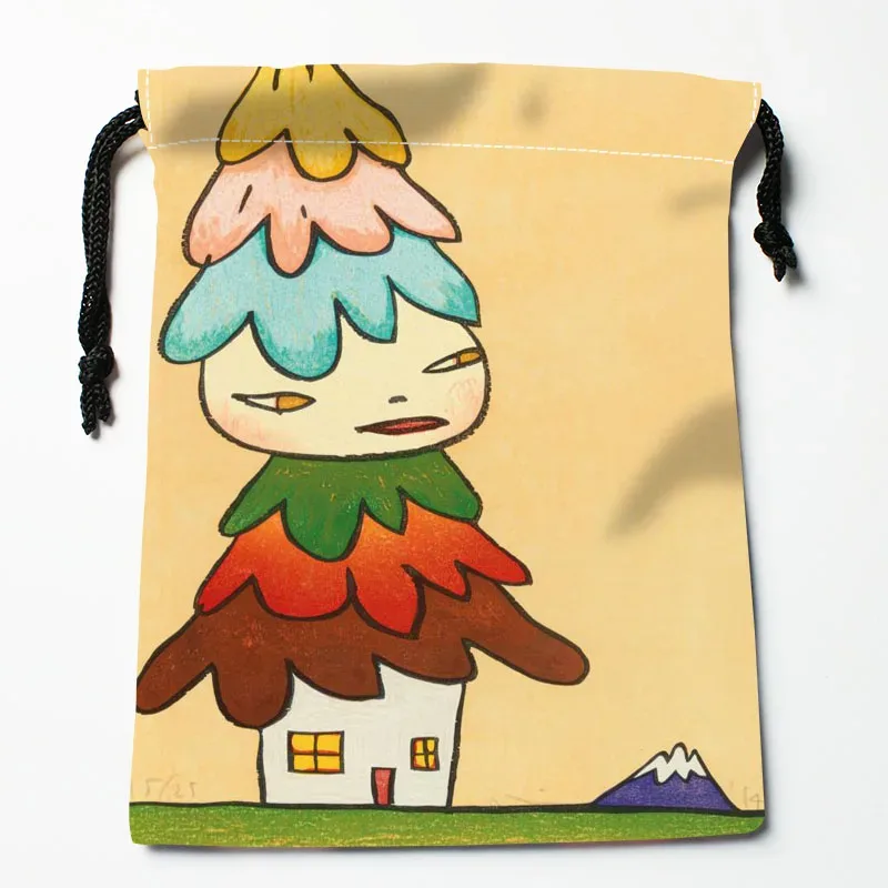 yoshimomo – sacs à cordon personnalisés nara, sacs-cadeaux imprimés, pochette de voyage, rangement de vêtements, sac à main, trousse de maquillage, 18x22cm, livraison directe