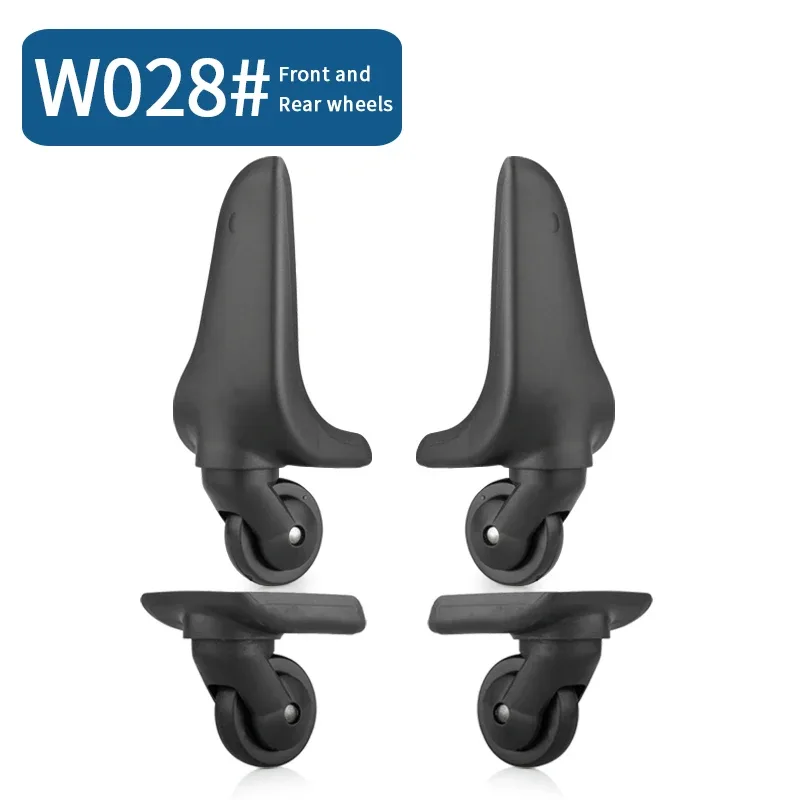 accessoires de roue à bagages roue universelle d'embarquement valise roulette roue silencieuse remplacement résistant à l'usure 20 pouces 28 pouces