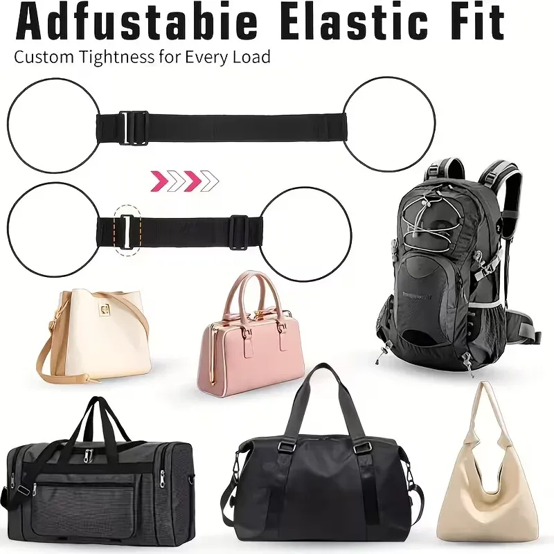 sangle de bagage élastique réglable 2/1 pièce, sangle de transport pour valises, ceinture de sécurité de voyage, accessoires pour voyages d'affaires à l'aéroport
