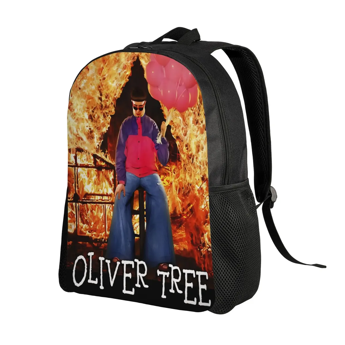 Sac à dos de mode Oliver Tree léger pour lycée et affaires, motif « Ugly Is Beautiful », sac à dos de jour pour hommes et femmes, sac à bandoulière pour l'université
