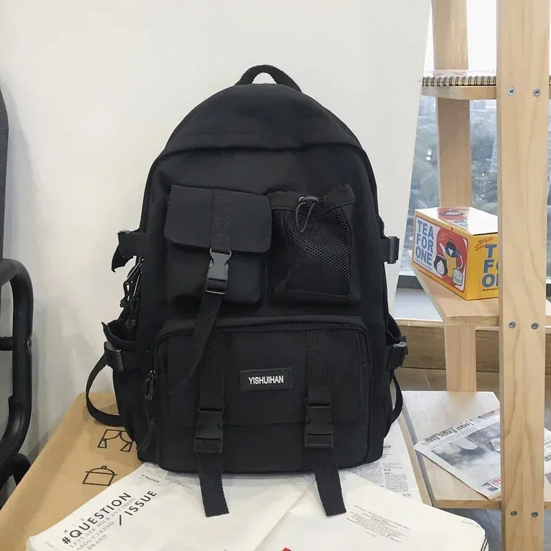 sac à dos multifonctionnel pour ordinateur portable adolescent, sac d'école en toile cool pour femmes, sacs à dos d'étudiant de haute qualité, cartable à la mode pour garçons et filles