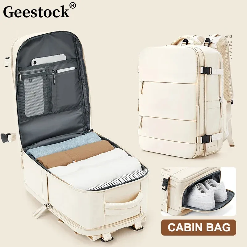 geestock mochilas sac à dos de voyage 40x20x25 sac de cabine sac à dos pour ordinateur portable bagage à main 