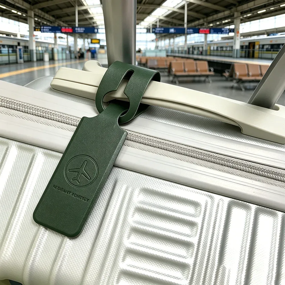 étiquettes de bagages de voyage de couleur aléatoire, 5 pièces, étiquettes de bagages pour valises de voyage, étiquettes de check-in pour valises de voyage d'affaires, étiquettes anti-perte pour sacs de voyage s004287