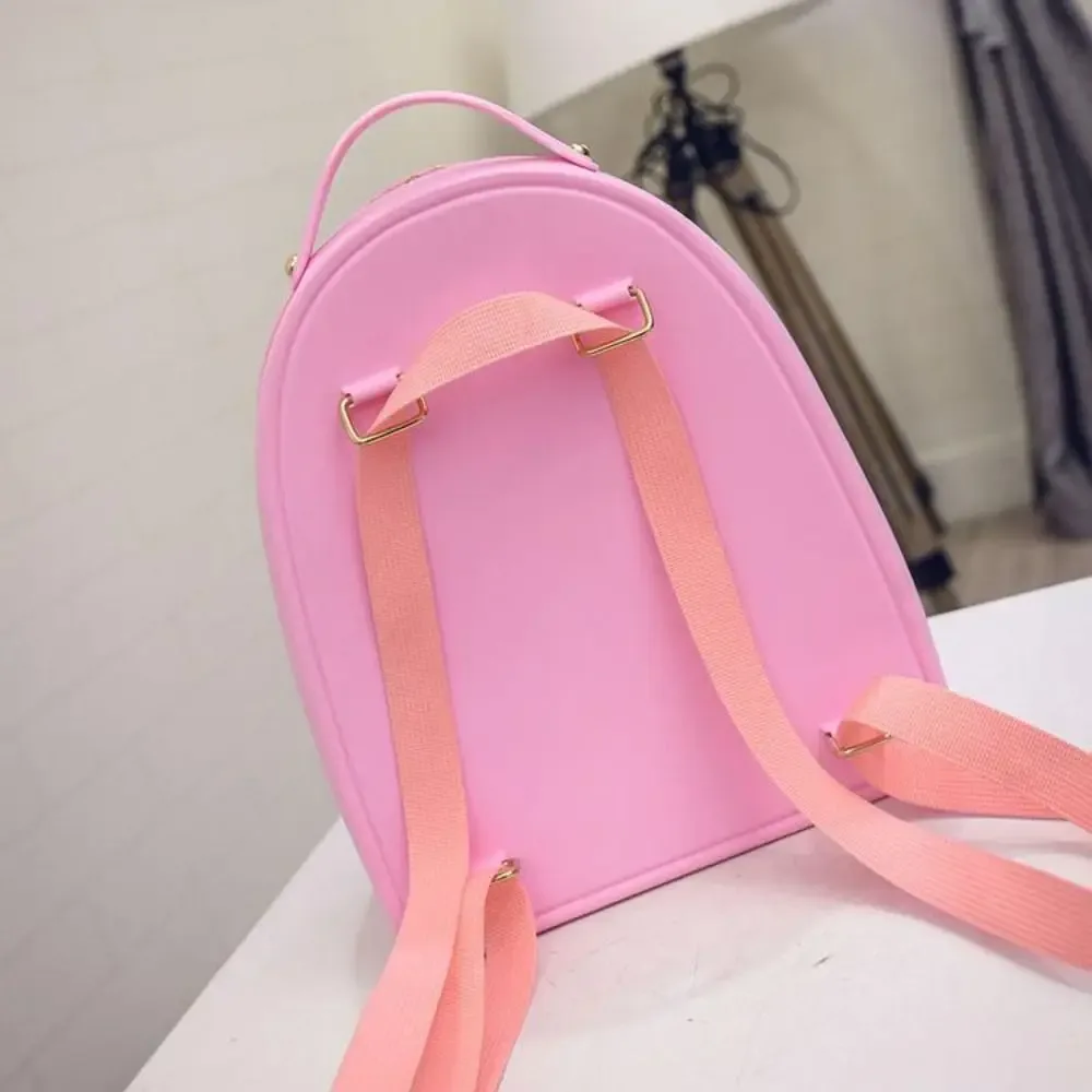 sac à dos en silicone à bretelles réglables, imperméable et durable, pour filles de maternelle
