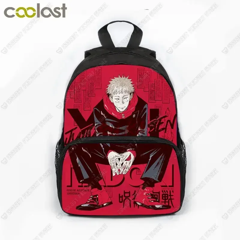 sac à dos de 13 pouces pour enfants, cool gojo satoru, yuji itadori, papeterie scolaire pour garçons