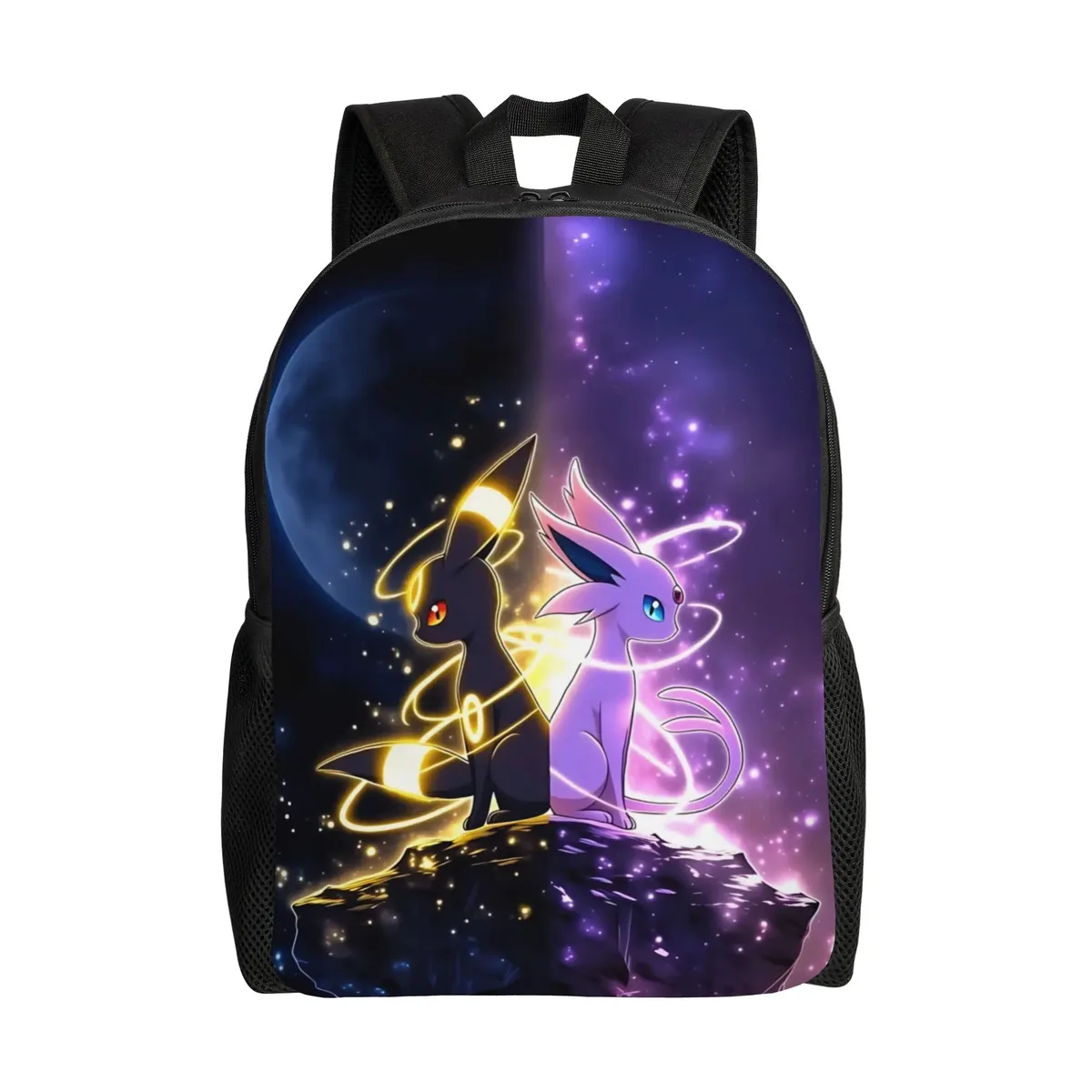 sacs à dos tendance, sac à dos pokemon, sac à dos de jour eevee eeveelution, mochila, sac à dos rétro lavable pour le travail et le bureau