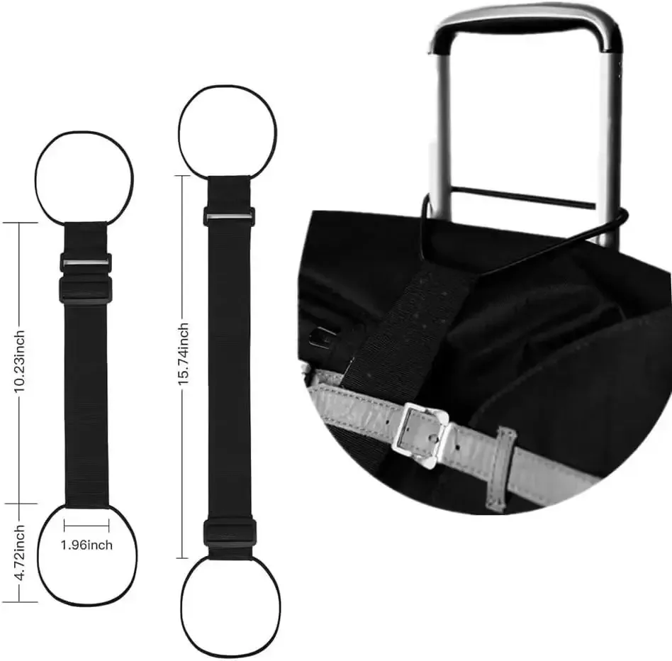sangle de bagage réglable pour valise de voyage, sangle de fixation pour sac à main