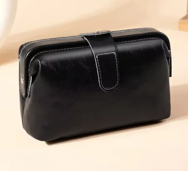 sac de toilette vintage en cuir pu de luxe, grande capacité, pour ranger les pinceaux de maquillage, sac de voyage portable pour femme