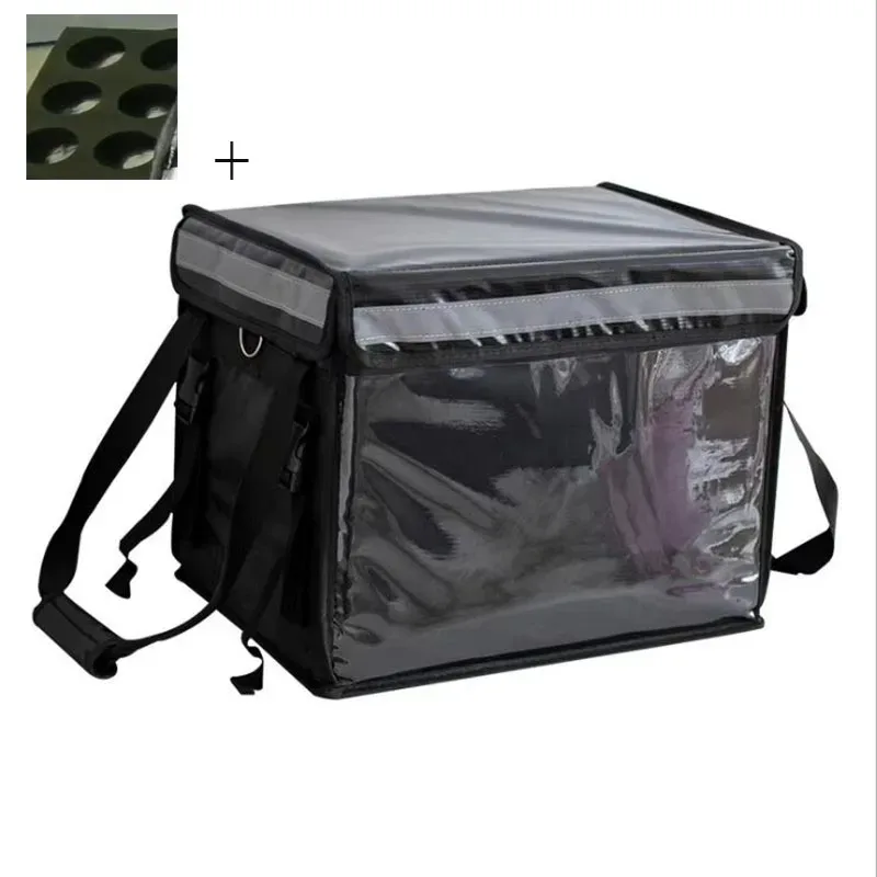 48l sac à dos refroidisseur sac thermo déjeuner pique-nique boîte isolé sac de glace fraîche voiture frais livraison de nourriture sacs thermiques réfrigérateur