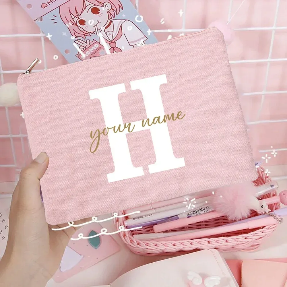 sacs cosmétiques personnalisés avec nom pour demoiselles d'honneur, trousse de maquillage pour filles, trousse de toilette de voyage, cadeaux de mariage et d'anniversaire pour elle