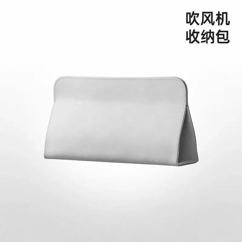 sac de rangement pour sèche-cheveux en cuir pu souple personnalisé, sac de voyage de grande capacité pour fer à friser, sac cosmétique de luxe pour femme