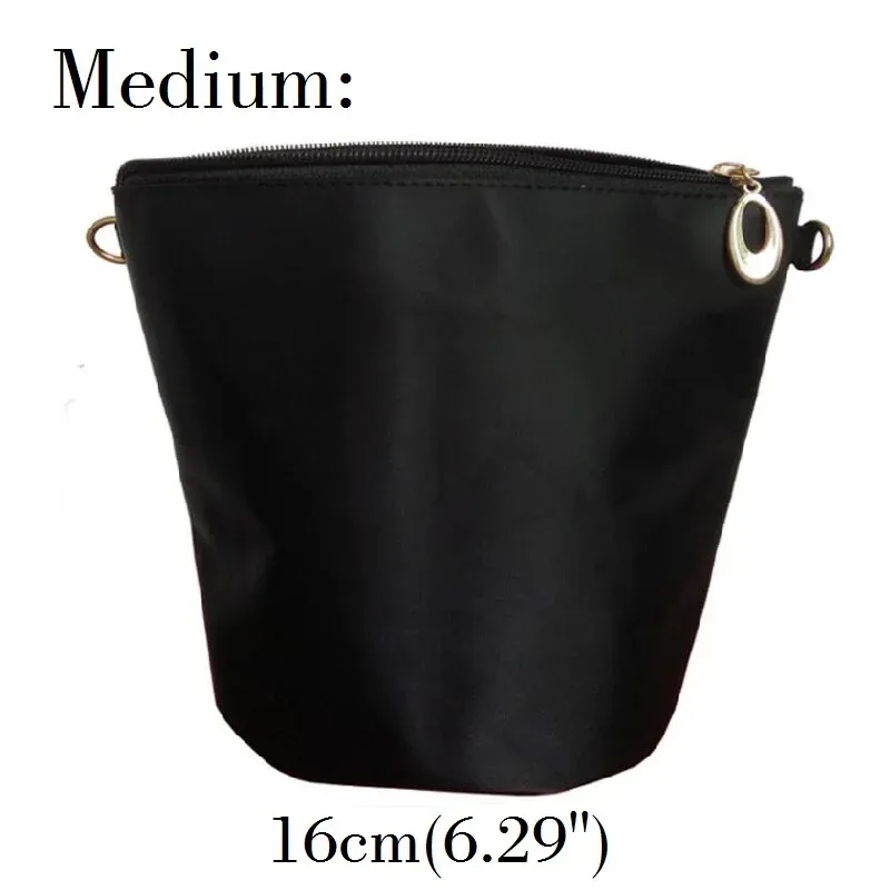 sac organisateur pour sac à main seau, inserts de sac seau (abricot, noir, café)