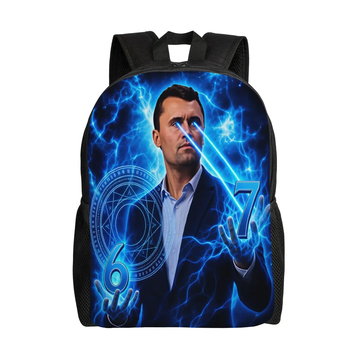 sac à dos amusant charlie kirk, sacs à dos de voyage, sacs d'école pour adolescents, design kawaii, sac à dos durable