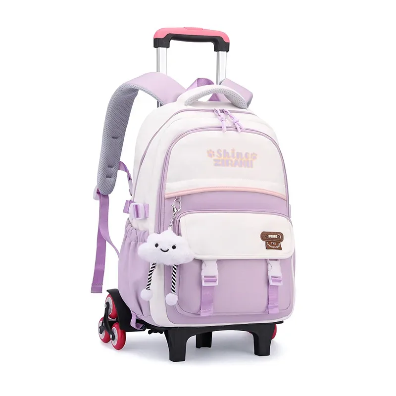 sacs à dos d'école pour enfants sacs d'école pour filles sac à roulettes avec roues sac d'école étanche sac à dos à roulettes pour étudiant