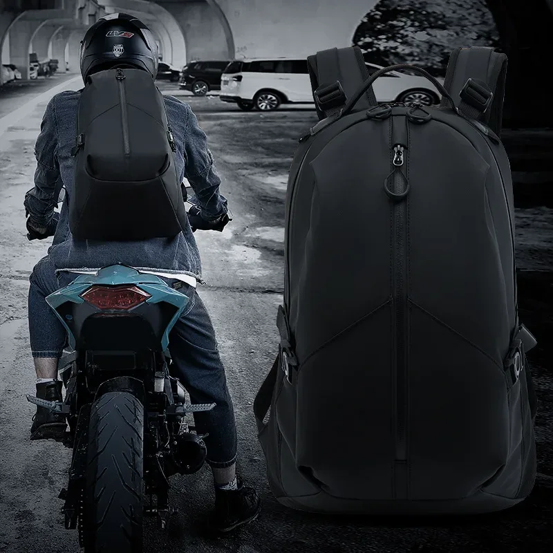 sac à dos de moto étanche pour casque, pour hommes et femmes, grande capacité, cyclisme, voyage, ordinateur portable, sac de rangement réfléchissant