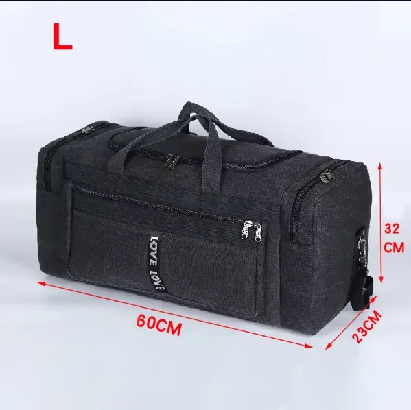 grand sac polochon de voyage en toile imperméable pour hommes, sacs de rangement de bagages à bandoulière, entraînement en plein air, fitness, sport, xa927d