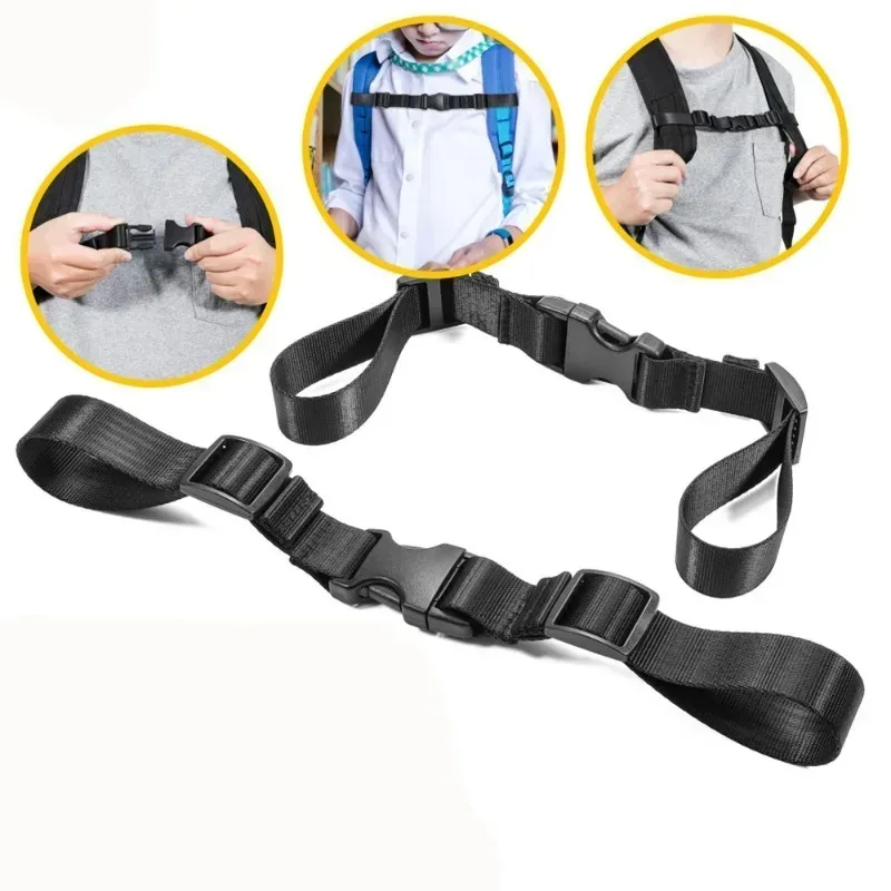 sangle de poitrine réglable pour sac à dos, harnais de transport, accessoires pour sacs tactiques de camping en plein air