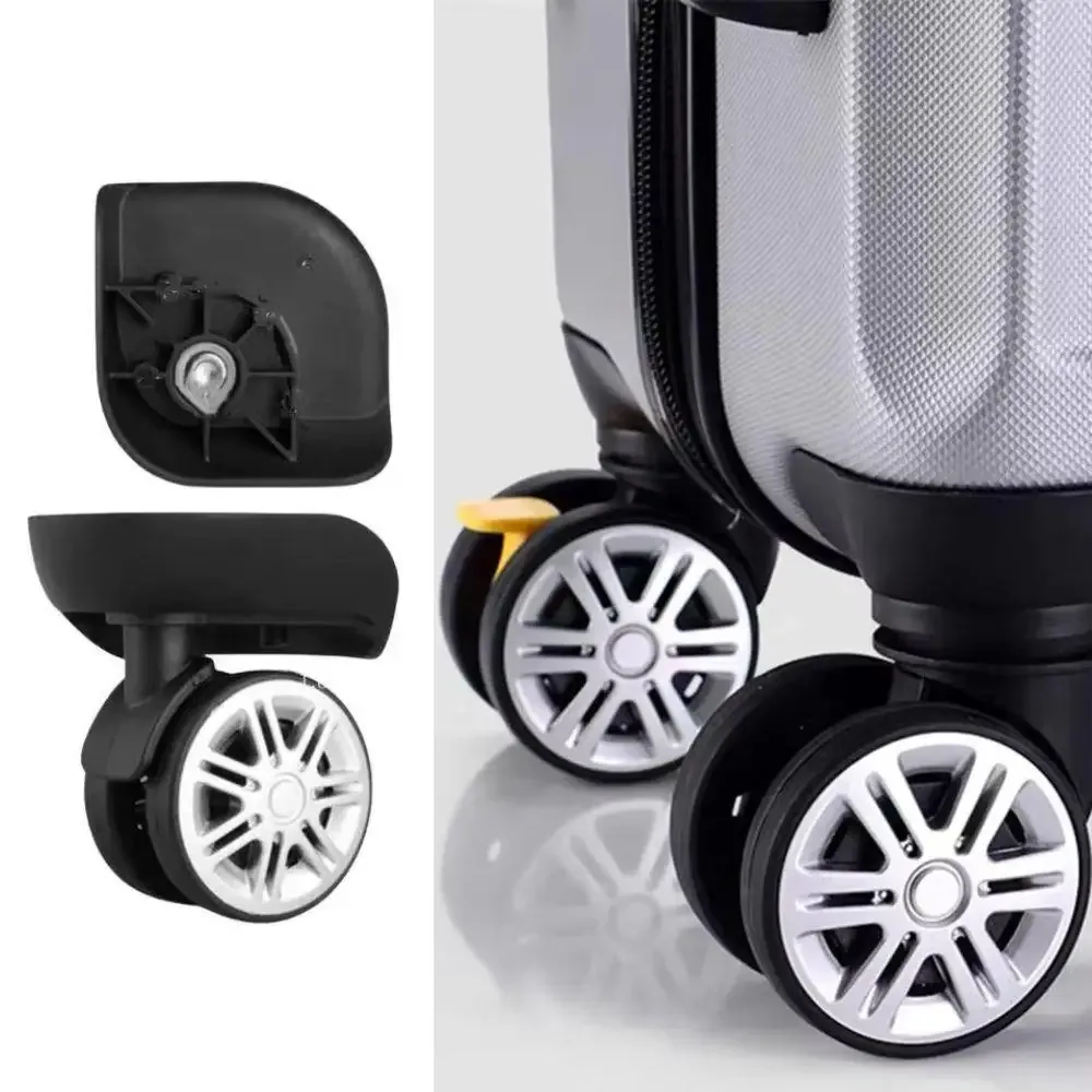 1 paire A19 remplacement bagages roues réparation bricolage accessoires pour valises de voyage bagages Spinner roulette silencieux valise roues
