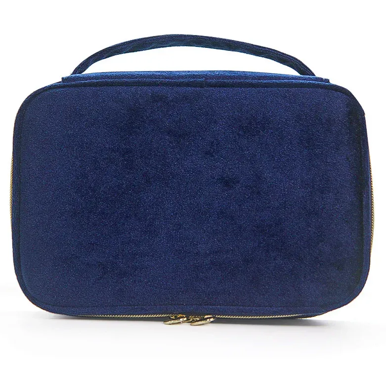 xmessun nouveau sac cosmétique de voyage en flanelle à la mode pour les femmes, sac de maquillage à main de grande capacité décontracté de créateur de mode a327