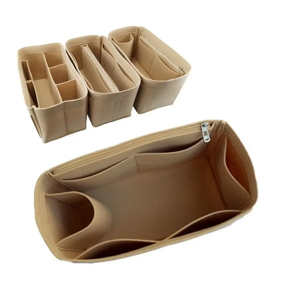 neverfull simple feutre sac à main insérer sac support portable sac à main doublure multi-poches stockage organization sac organisateur