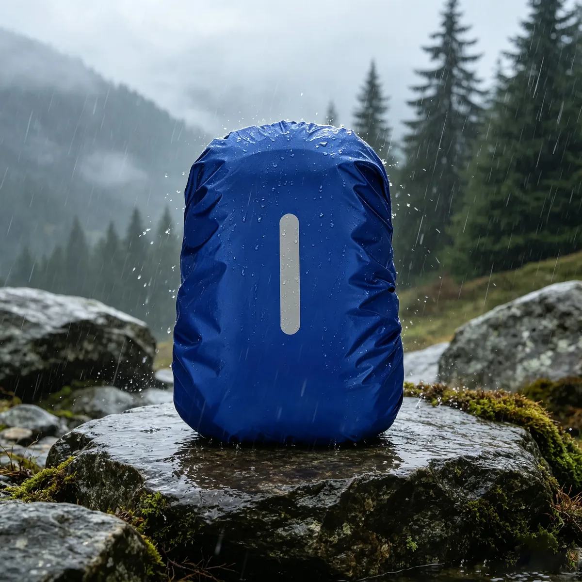 housse de pluie pour sac à dos de randonnée en plein air 20l 35l 45l 60l 70l 80l, housse imperméable pour sac de trekking, housse anti-poussière réfléchissante