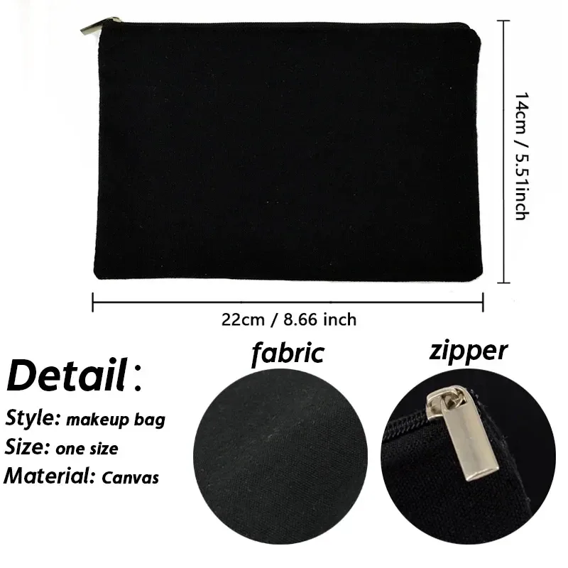 sac de maquillage à imprimé chat mignon - pochette multifonctionnelle à fermeture éclair, sac de rangement pour bijoux, petit sac de rangement de voyage à fermeture éclair parfait.
