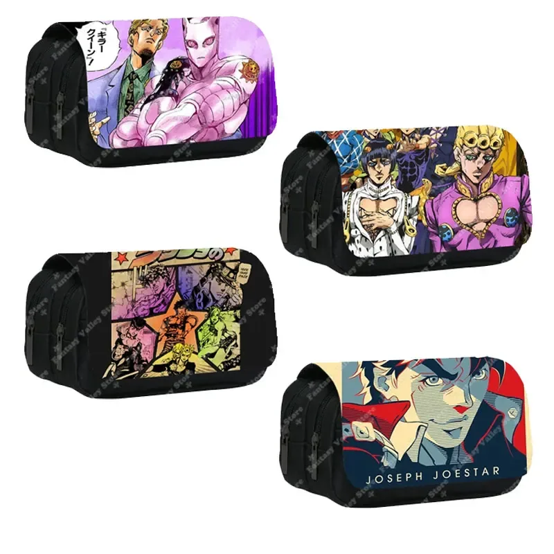 Trousse à cosmétiques Kujo Kira Yoshikage pour femmes, trousse à crayons, boîte à crayons scolaire, Anime Jojo Ives Arre Adventure, Killer Calls EEN